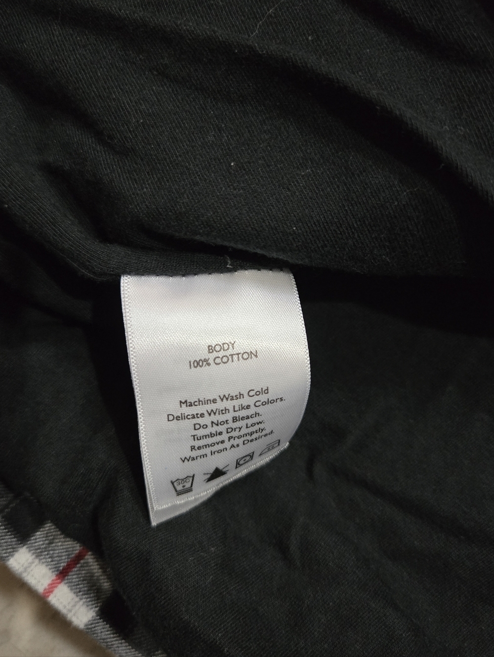 Eddie Bauer Black Hooded Plaid Shirt Jacket with Red Trim - Picture 7 of 9